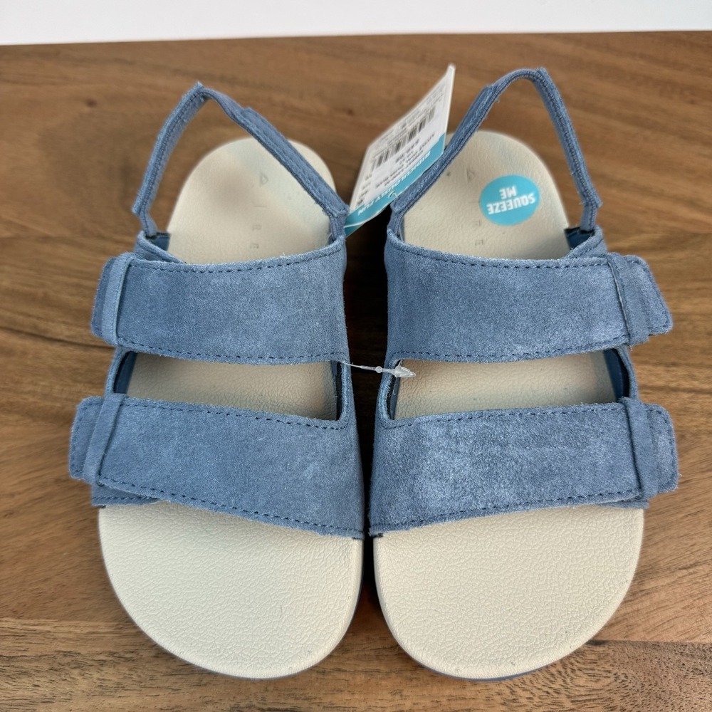 New NWT Little Kids Reef Little‎ Ojai Suede Blue Sandals Shoes Size 12 C